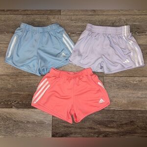 Adidas Shorts Set - Light Blue, Lavender, Coral